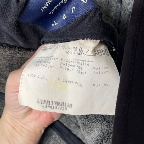 Haupt Jacket Mens 42R Black Full Zip Fur Lined Pockets - Picture 7 of 10
